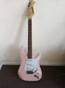 A Zennox electric guitar Condition: Electrics are working, crackle to selector switch and pots,