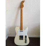 An SX VTG series electric guitar Condition: Electrics are all working, crackle to both pots, rust