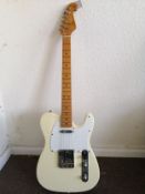 An SX VTG series electric guitar Condition: Electrics are all working, crackle to both pots, rust