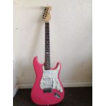 A Marlin electric guitar Condition: Electrics all working, some crackle to selector switch and pots,