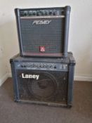 A Peavey Rage 158, Transtube Series guitar amp and a Laney GC30 guitar amp Condition: Electrics