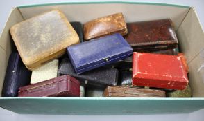 Thirty assorted jewellery boxes. Condition: Ranging from mildly to well used condition.