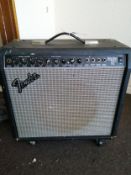 A Fender Princeton 112 Plus guitar amp Condition: Electrics are working, pots are crackly, heavily