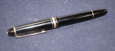 A Montblanc Meisterstuck rollerball pen, length 14.5cm
