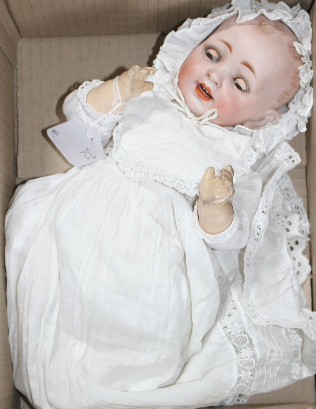 A German character baby 1511b, sleep eyes, body good, 14in.