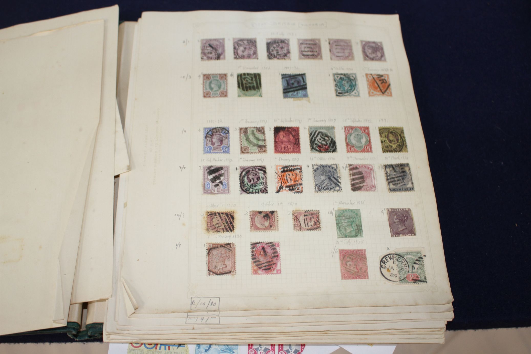 A World Stamp album, Victoria 1840 onwards including Penny reds - Image 3 of 22