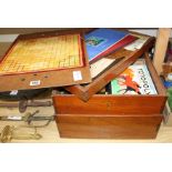 A quantity of assorted toys and games in a stacking three tier box Condition:- Dr Magini - Flotilla-