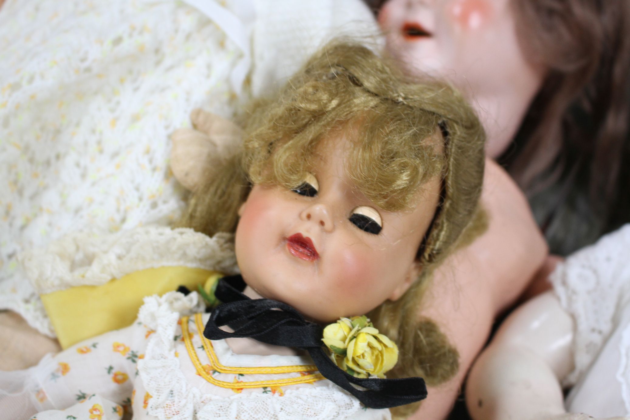 Seven English and German composition head dolls and three souvenir dolls Condition:- Deans doll - Image 7 of 22