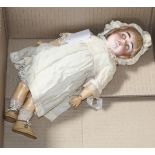 A Kestner 161 doll, original body, 13in.