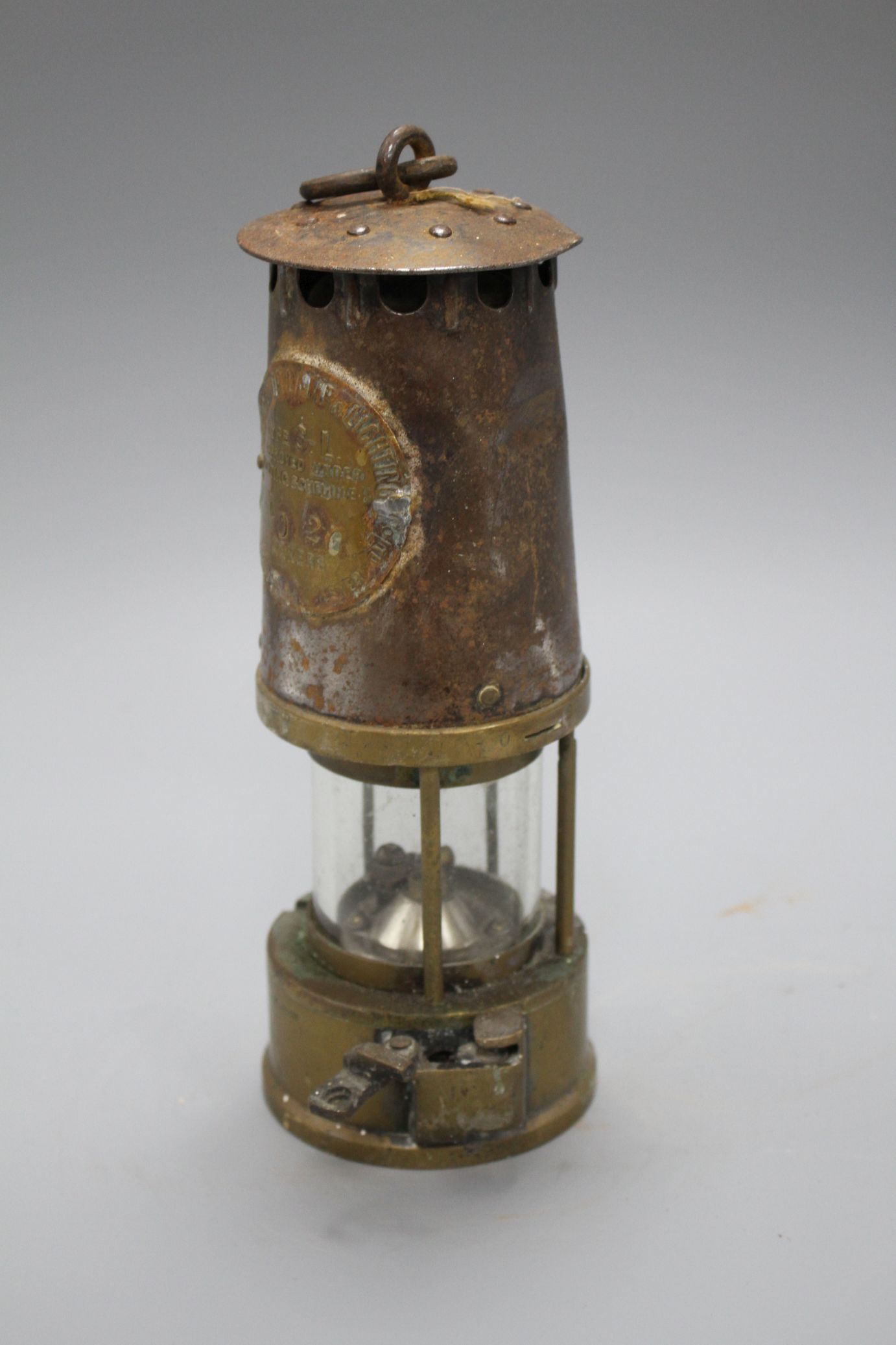 The Protector Lamp and Lighting Co Limited miner's lamp, type S-L number 02926?, height 24.5cm - Image 2 of 3