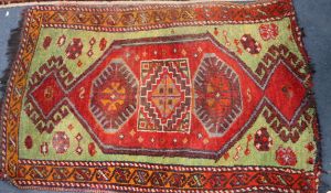 A Turkish anatolian Yastik mat, 79 x 52cm