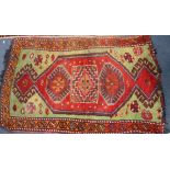 A Turkish anatolian Yastik mat, 79 x 52cm