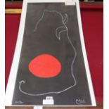 § After Joan Miro (1893-1983), lithograph, Bird in front of the sun, signed in the plate, Numbered
