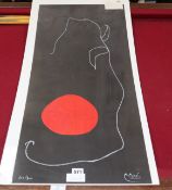 § After Joan Miro (1893-1983), lithograph, Bird in front of the sun, signed in the plate, Numbered