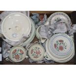 An 'Old British Delft' dinner service