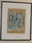 Eduardo Paolozzi (1924-2005), lithograph, 'Die Drei Damen', signed in pencil and dated 1990, 44 x