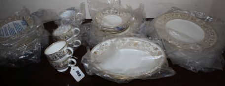 A Wedgwood "Florentine" pattern part dinner service