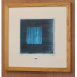 Tim Harbridge, limited edition print, 'Shibumi Blue 8', signed, 30 x 30cmCONDITION: Very good