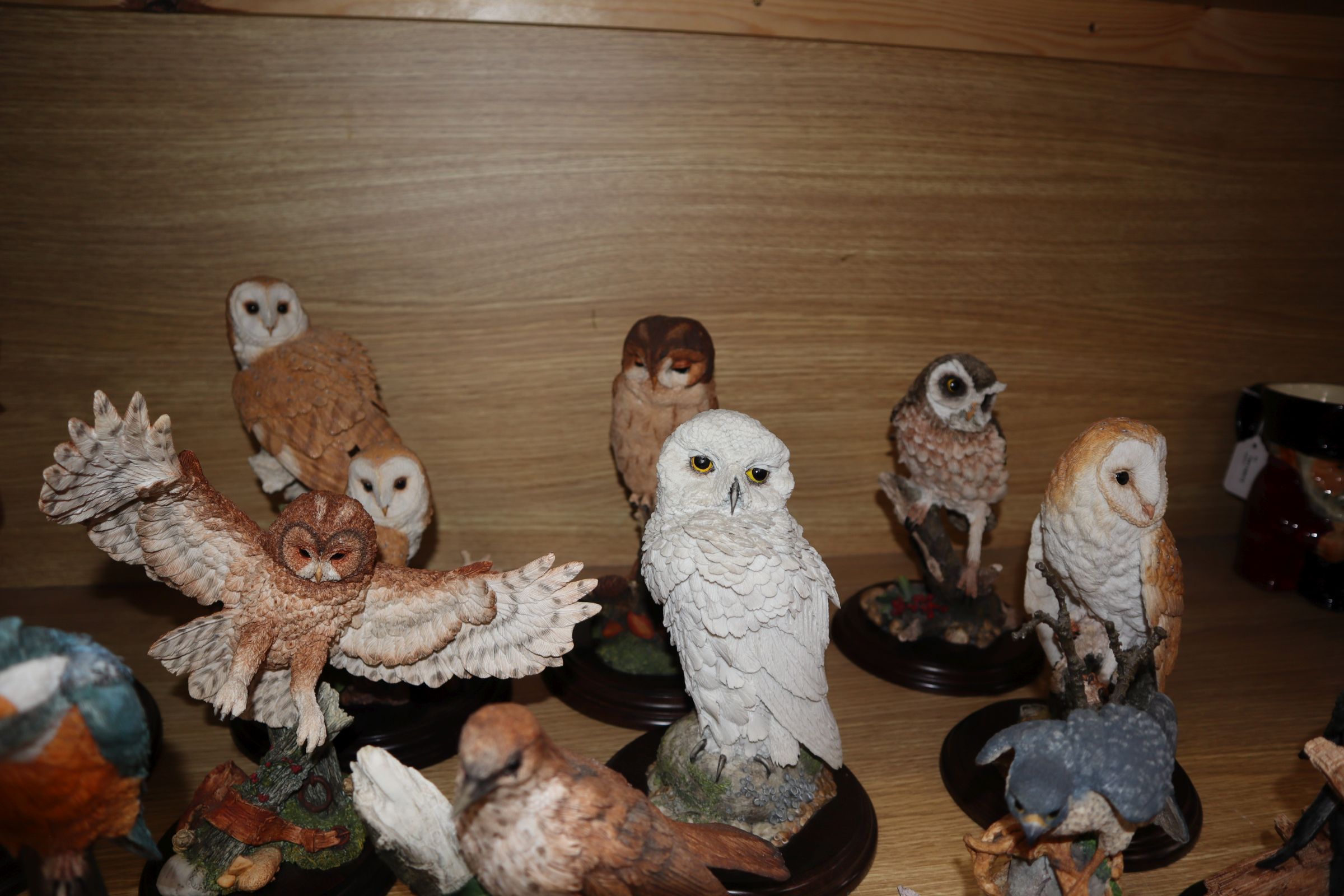 A collection of Country Artists and other resin models of birds and animals, including a large - Image 6 of 6
