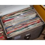 Box of 60s/70s singles to include several Beatles picture sleeve EPs