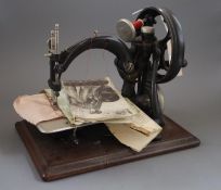 A Wilcox and Gibbs Patent sewing machine