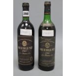 Two bottles of Meerlust, 1982 and 1989