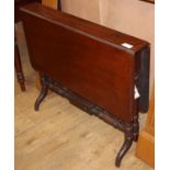 A Victorian mahogany Sutherland table, W.97cm. extended