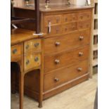 A Victorian mahogany nine drawer chest, W.115cm, D.51cm, H.118cmCONDITION: Height 118.5cmDepth 51cm