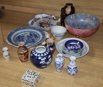 A quantity of Chinese and other ceramics