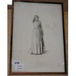 Augustus John (1878-1961), lithograph, Dorelia, signed in the plate, overall 37 x 26cmCONDITION:
