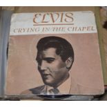 A collection of Elvis Presley and Jordanaires singles
