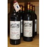 Seven bottles of Chateau Belgrave Haute Medoc 1980