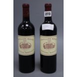 Two bottles of Pavilion de Margaux Rouge 2006