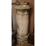 A Victorian Doulton Lambeth chimney pot, H.106cm