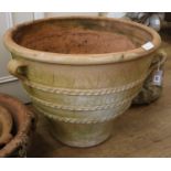 Pots and Pithoi Ltd. A large terracotta garden urn, diameter 65cm