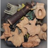 A quantity of Victorian carved wood Noahs Ark figures and animals