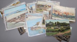A good collection of postcards; mostly Brighton and Worthing, Edwardian and later.