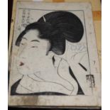 Kitagawa Utammaro (1753-1806), album of erotic woodblock prints