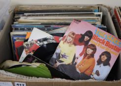 Box of of 70s/80s Rock and Pop LPs to include Queen, Neil Young and Yes