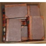Geological Journal, 11 vols and other leather bound bindings