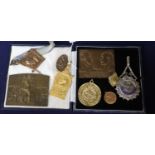 A group of early 20th century Viennese bronze medals and plaques, from the Neurath Foundry