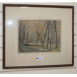 Ernest Alfred Sallis Benney (1864-1966), watercolour, Sedlescombe No.8, signed, 27 x