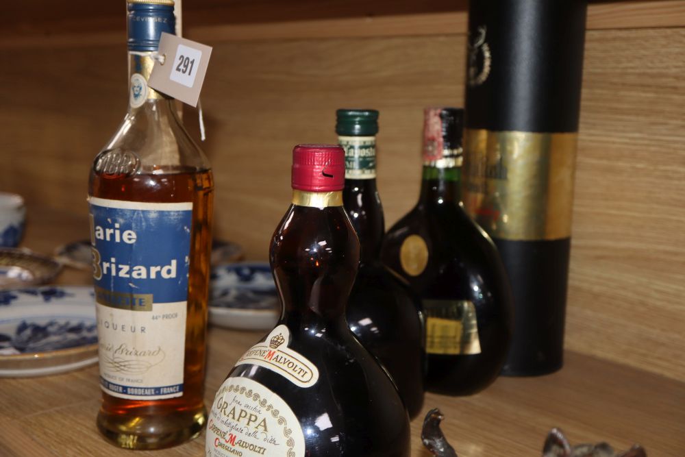 A bottle of Glenfiddich, a bottle of Grappa, a bottle of Whisky Almateo liqueur, a bottle of Grand - Image 2 of 2