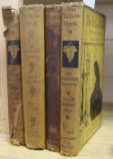 'The Yellow Book', an illustrated quarterly, 4 vols, 11, 2, 3 and 5 1894-1895