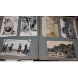 An album of George V and later postcards