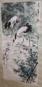 Two Chinese scroll paintings