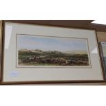 James Orrock (1829-1913), pair of watercolours, Near Brighton and Falmer, signed, inscribed and