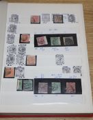 A collection of GB stamps from Victoria to George VI, with Penny Blacks, etc