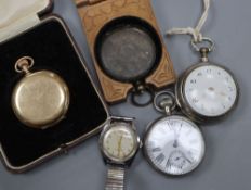 An 18th century silver pair cased pocket watch by William Harris, Barnet, chrome plated pocket