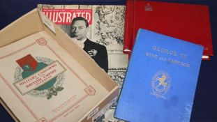 A George VI ephemera including stamps and cigarette cards